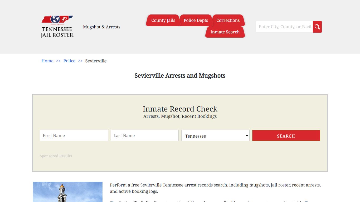 Sevierville Arrests and Mugshots | Jail Roster Search